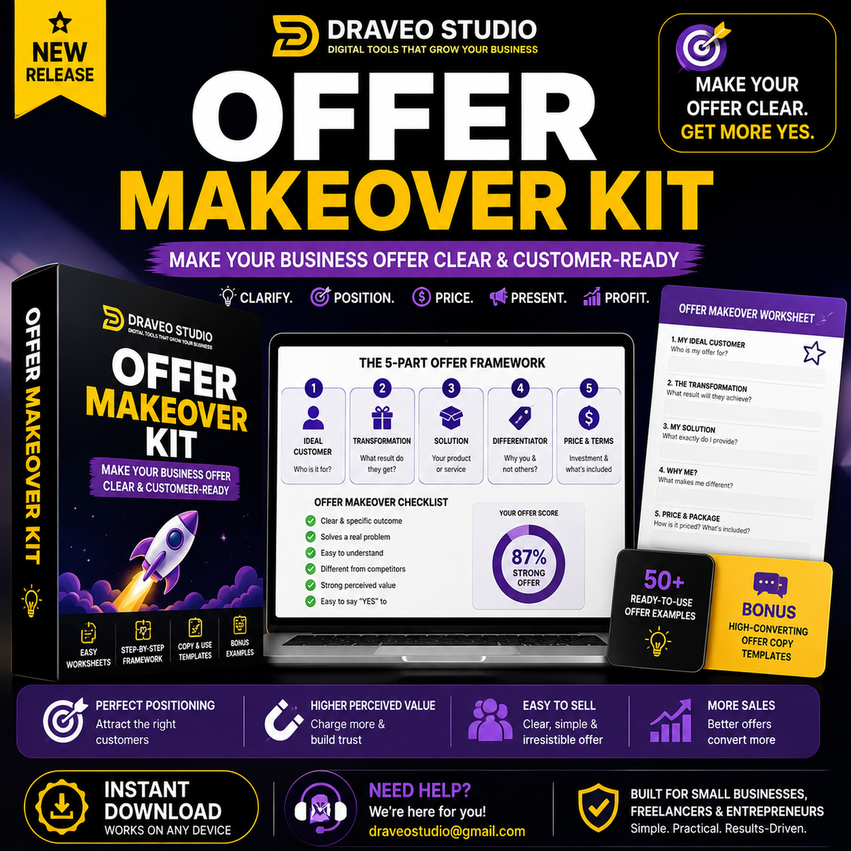 Offer Makeover Kit | Make Your Business Offer Clear & Customer-Ready