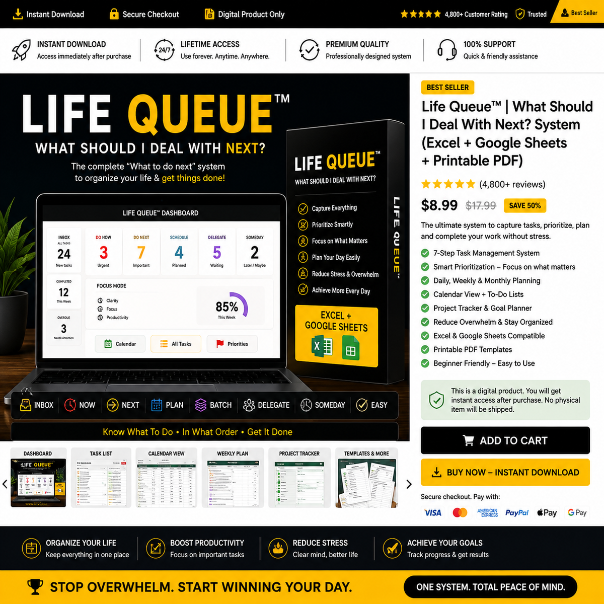 Life Queue™ | What Should I Deal With Next? System