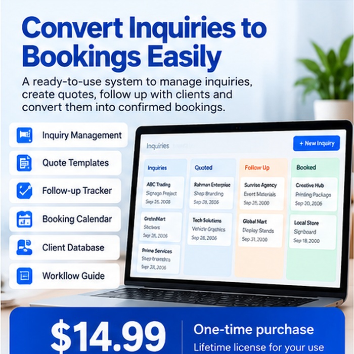 Quote to booking square product visual