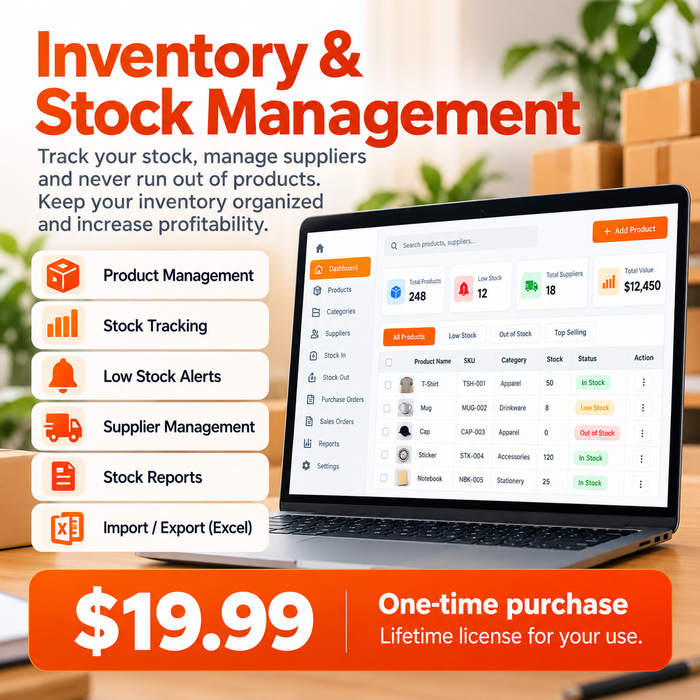 Inventory management square product visual